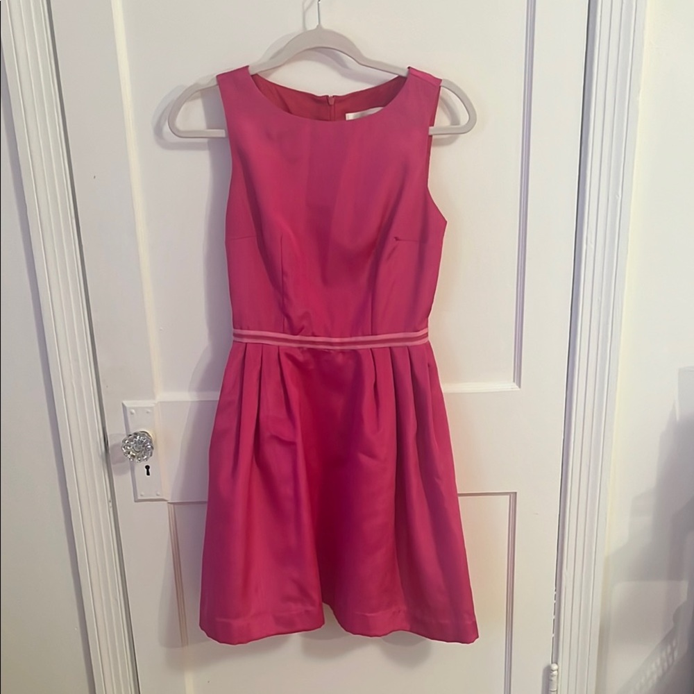 Elegant Pink Sleeveless Kids Dress